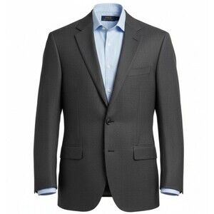 $398 POLO RALPH LAUREN Mens Blazer Sport Coat 2-Button Jacket 46R Wool Blend